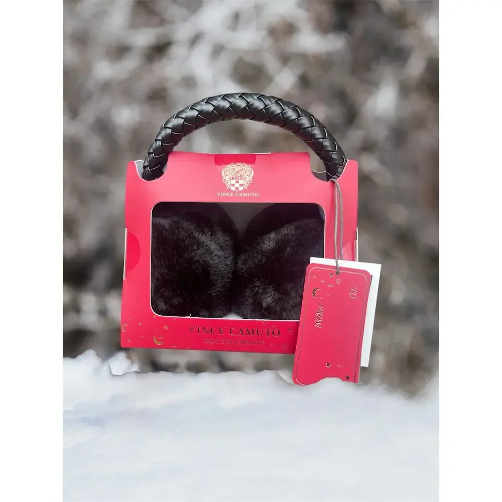 Vince Camuto Faux Fur Leather Earmuffs Gift